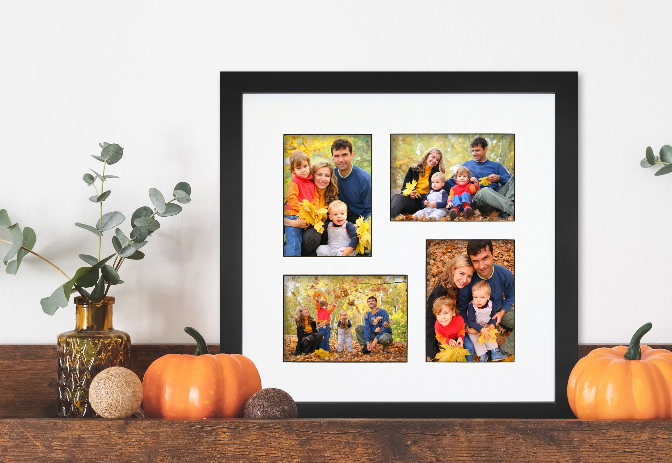 Photo of a Collage Frame featuring Fall Family Photos